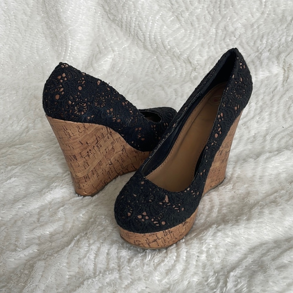 Baby doll platform heels